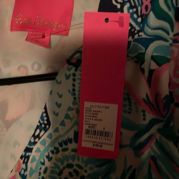Lilly Pulitzer Kathie dress in lookin sharp size 4 NWT - Picture 7 of 8